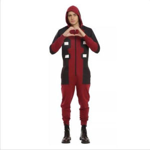 Marvel DEADPOOL MERC ADULT 1PC PJS Union Suit